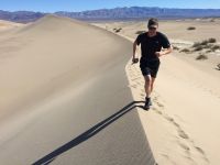 Running on the sand dunes in Death Valley National Park, we came to...