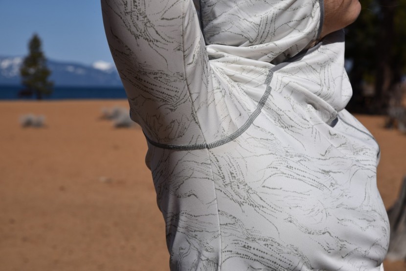 patagonia sunshade hoody for women - though it has flat seams, they&#039;re still located under the arm which...