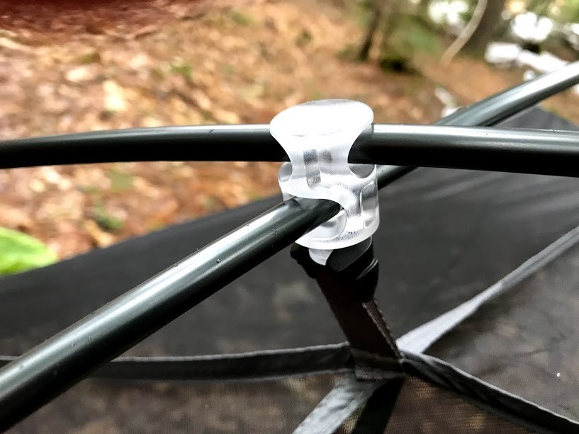 kelty trailogic tn2 - we aren't huge fans of chunky pole hubs.