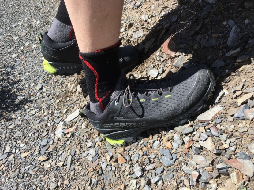 la sportiva spire gtx - the angulated rock of mcgee creek canyon is notoriously painful...