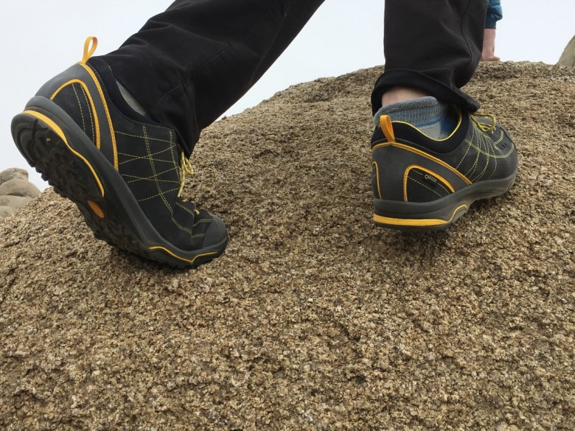 asolo nucleon gv - the soft and flexible schoeller panels allow the foot to easily move...