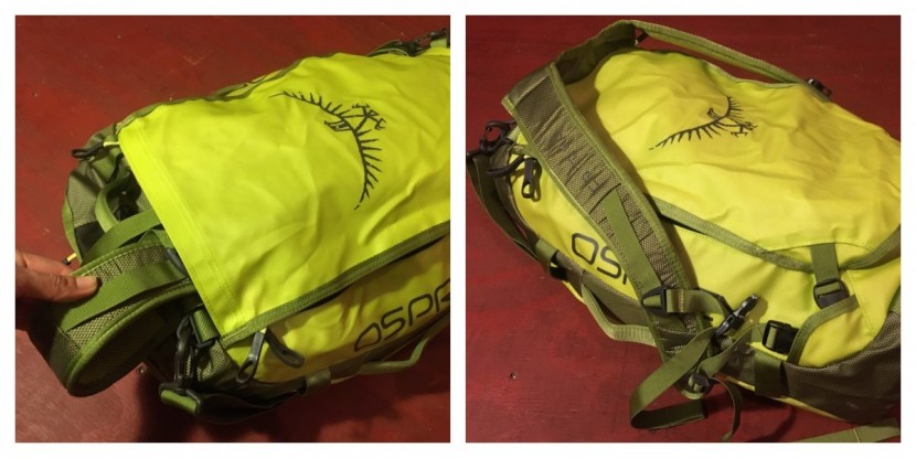 osprey transporter 40 - the shoulder straps are easy to stow and deploy, and you can also...