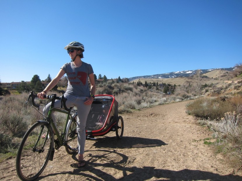 bike trailer - some trailers are better at rougher roads than other. the hamax&#039;s...