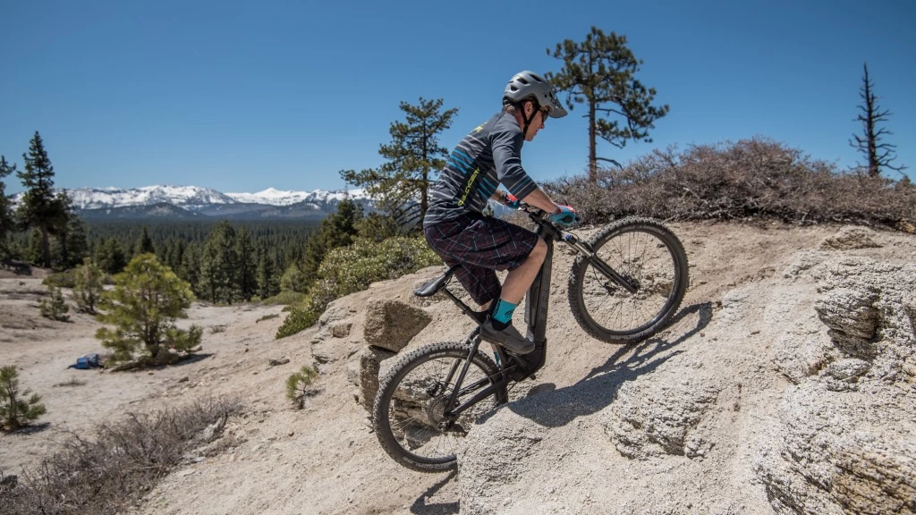 trek powerfly 7 fs plus electric mountain bike review - keep your momentum and the powerfly can get up steep and loose...