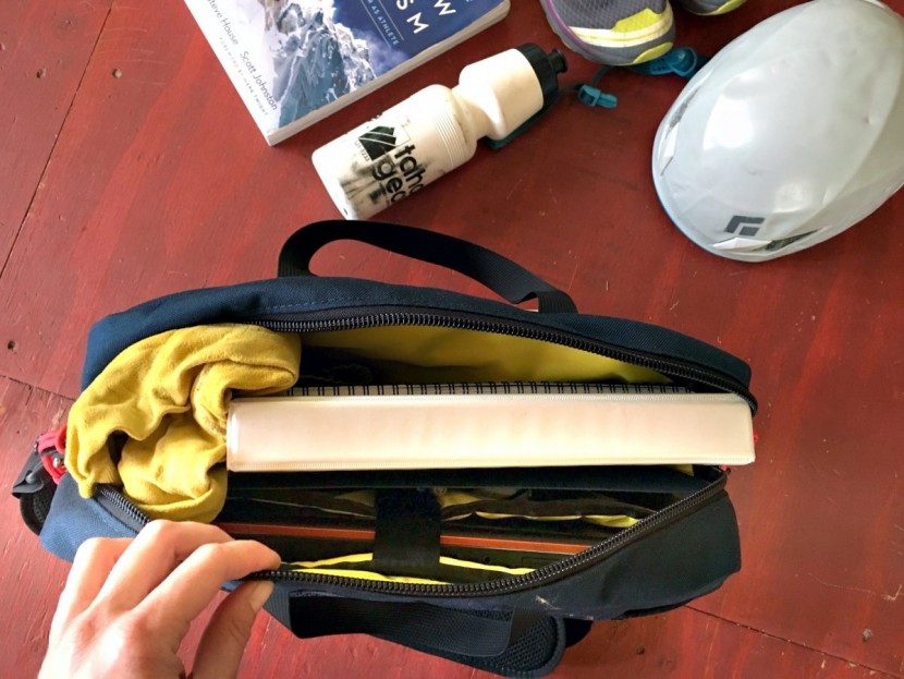 topo designs mountain briefcase - this model is more rectangular than a classic messenger bag, making...