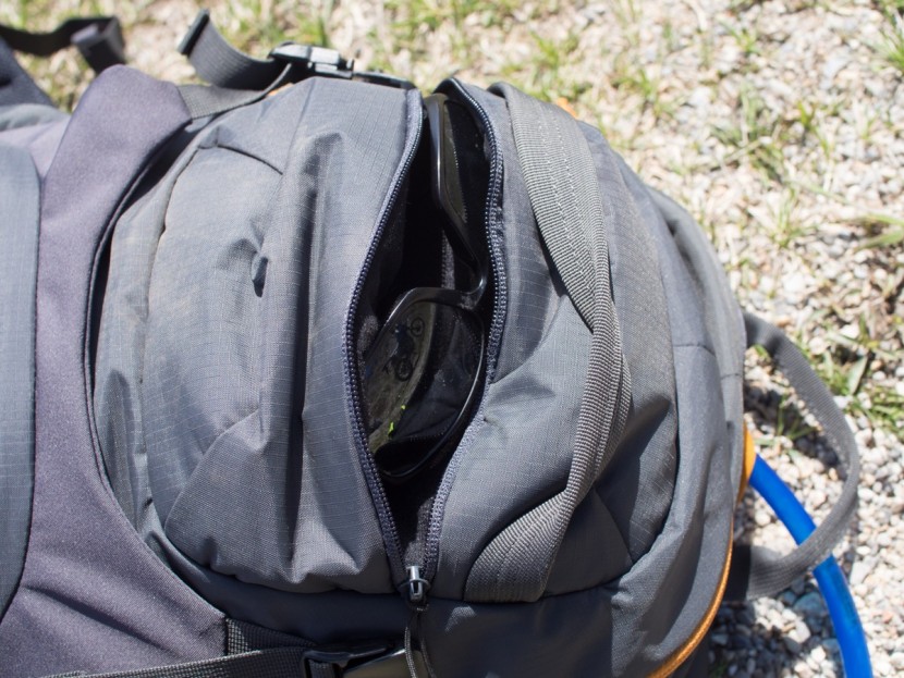camelbak fourteener 24 - one of the many pockets of the fourteener 24 is this top...