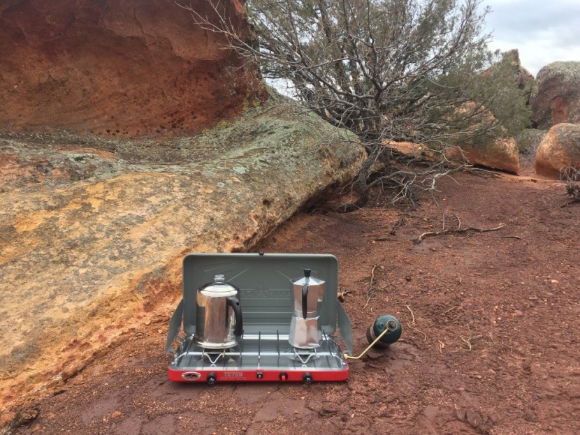 camp chef teton two-burner - this is a great stove for simple low impact use. it'll do what a...