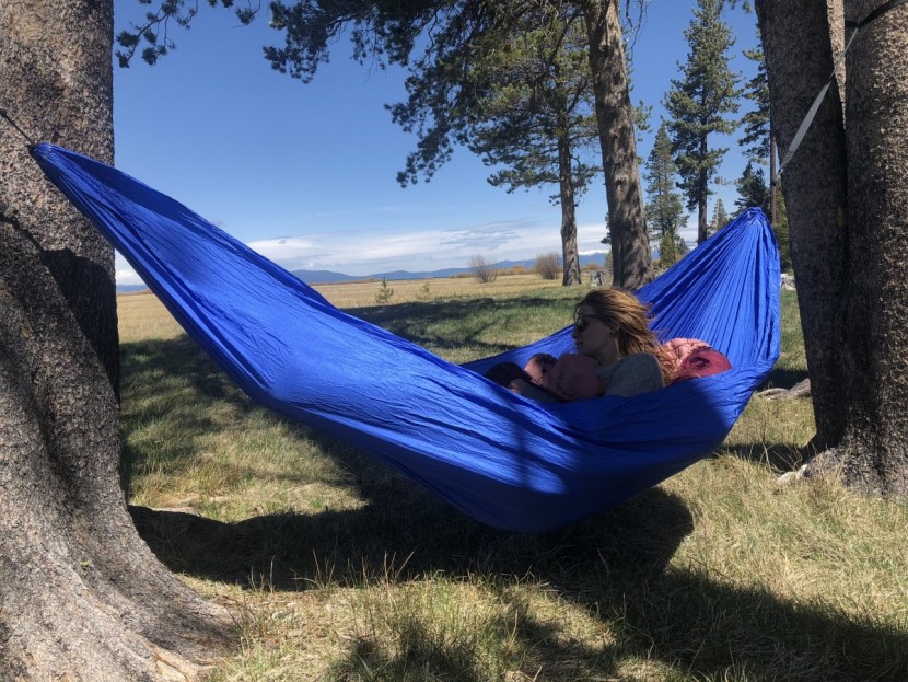 trek light single - sleeping in a single width hammock on a 4" sleeping pad is a...
