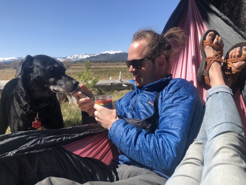 bear butt double - enjoy life with friends in this double-wide hammock!