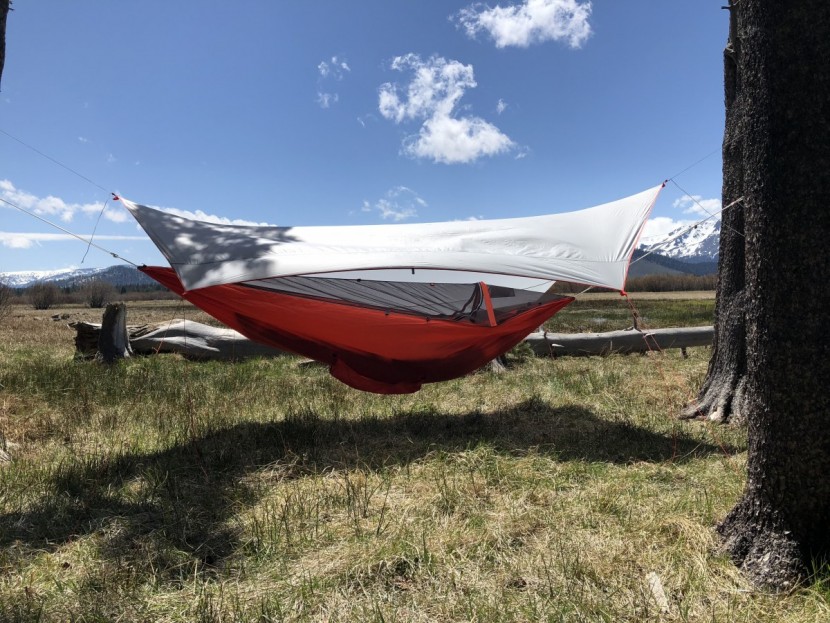 rei co-op flash air - a bit more involved than a simple hammock, the rei flash air allows...
