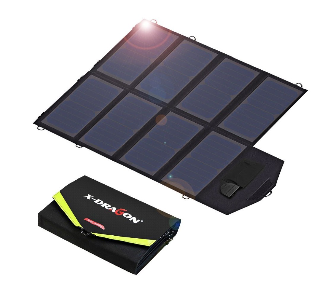 Cargador Solar X-Dragon 40W Compatible con Portátiles - BIOWEB® Colombia