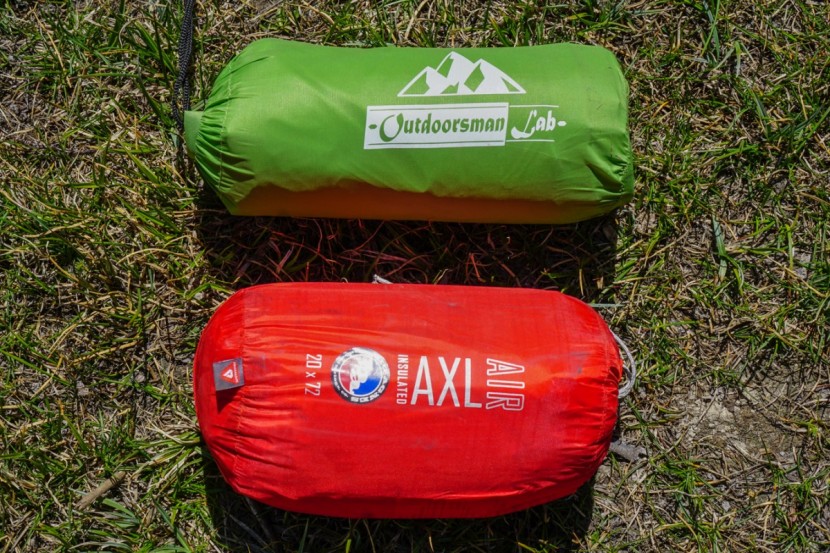 thumbnail image 2 of Compact Sleeping Pad Hiking Ultralight Sleeping Pad For Camping & Backpacking - Compact Inflatable Air Mattress With Pillow Compact Camping Mat 2 of 9