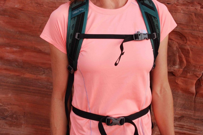 while the thin hip belt can help keep the pack in place a bit, if...