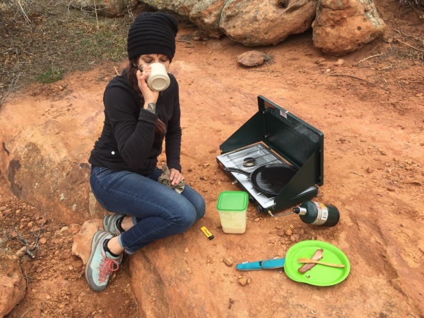 coleman classic - yum! that was a good breakfast - thanks coleman classic!