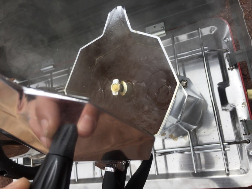 bialetti moka express - that wonderful gurgling sound means it's coffee time!