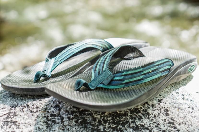 chaco flip ecotread - these flops are a favorite of raft guides and boaters.