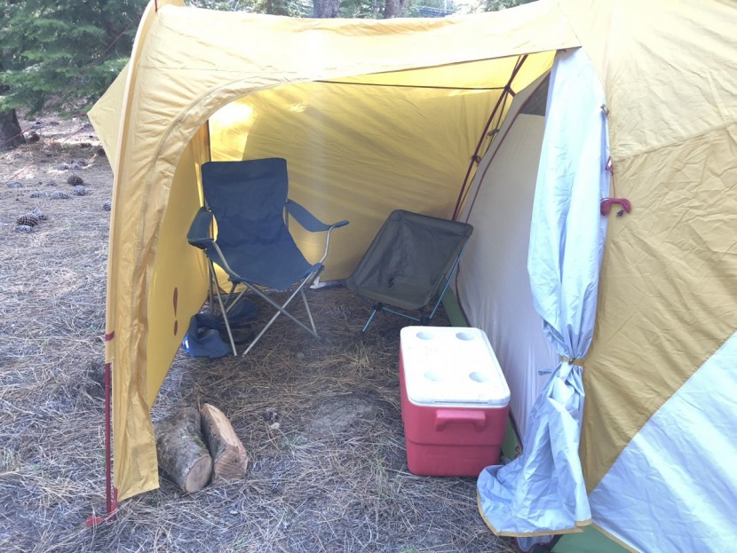 eureka boondocker hotel 6 - the boondocker&#039;s gear garage can be your own private lounge, out of...