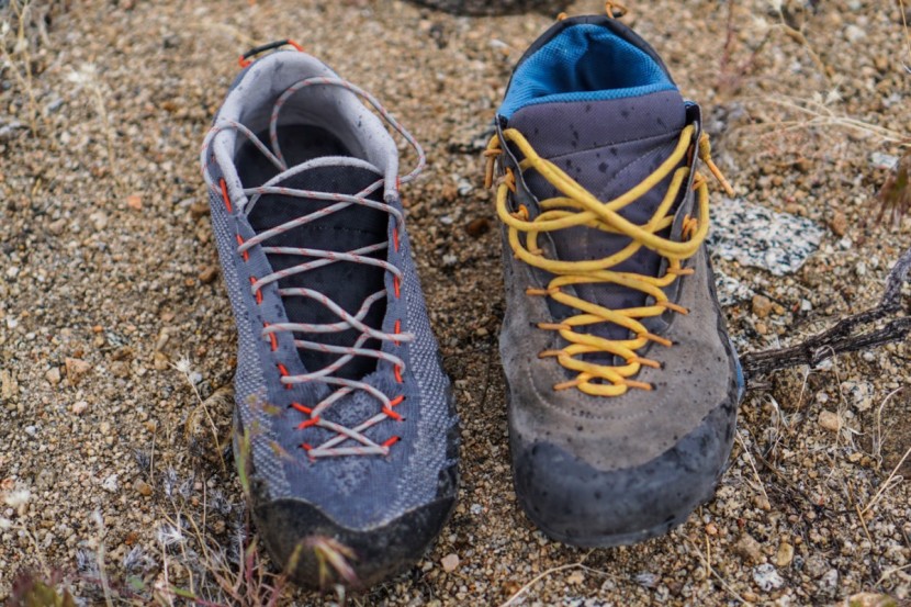 la sportiva tx2 - the tx2 (left) and its heavyweight cousin, the tx4