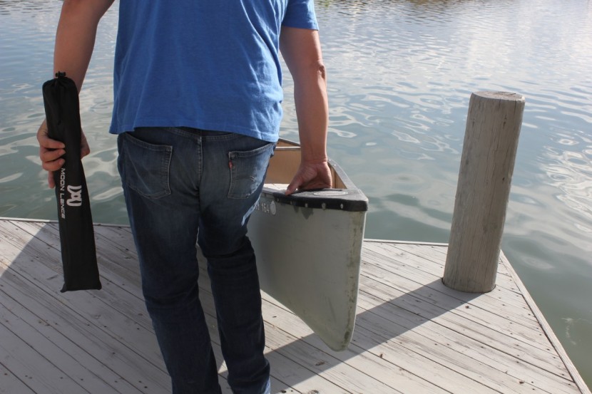 moon lence ultralight table - this model's low-weight design makes it easy to transport to a...