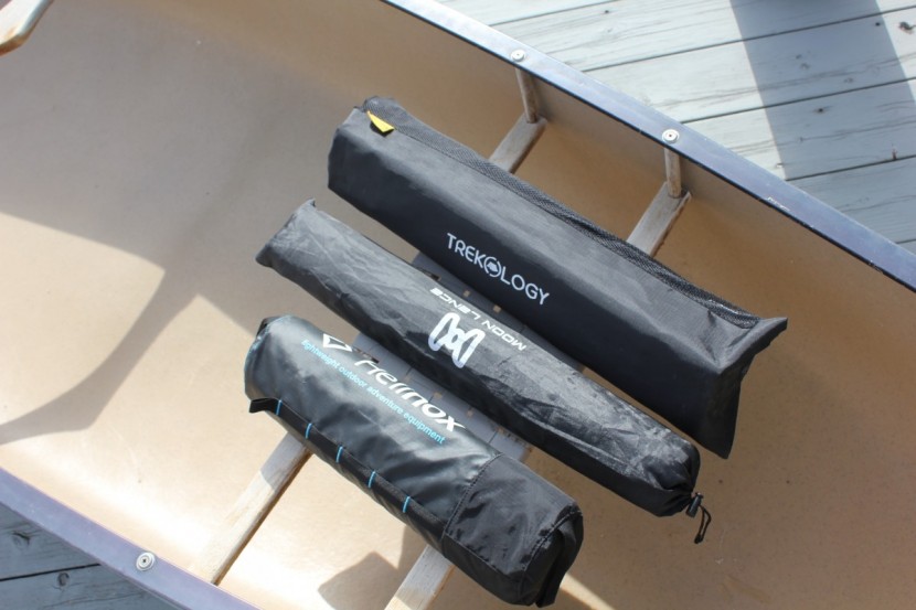 moon lence ultralight table - about eight inches longer than the helinox table one, the moon lence...