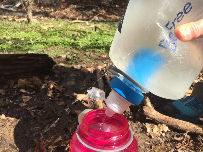 katadyn befree 3l - unfortunately, the befree&#039;s soft bottle sprung a leak on day one of...