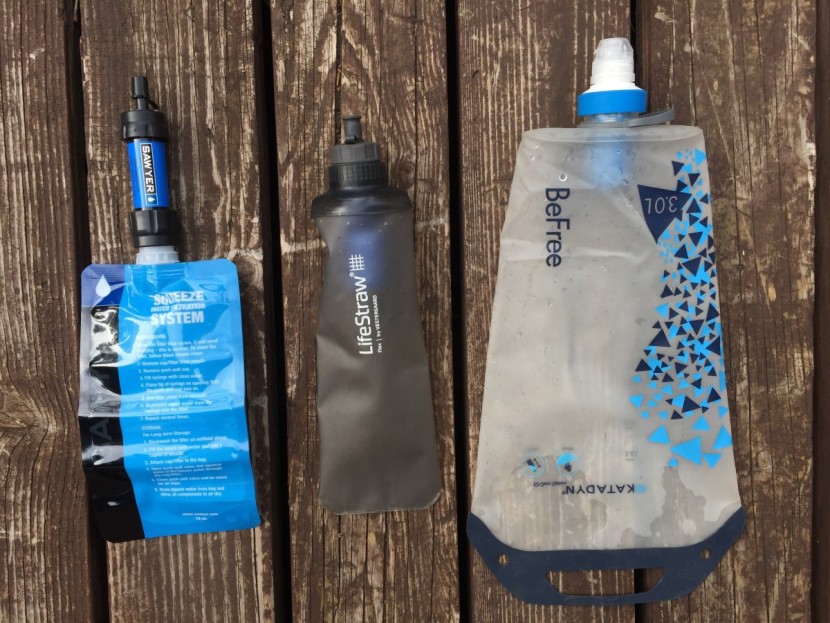 katadyn befree 3l - you can drink directly from these or squeeze to fill a bottle. the...