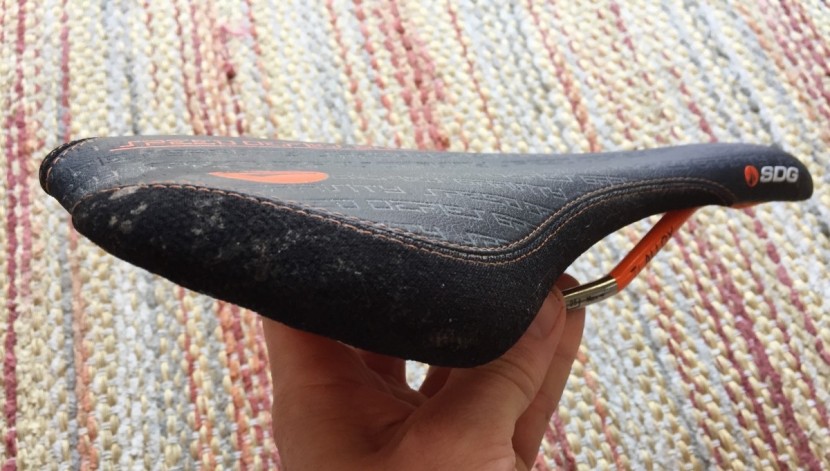 the sdg circuit ti-alloy has kevlar reinforced edges for abrasion...