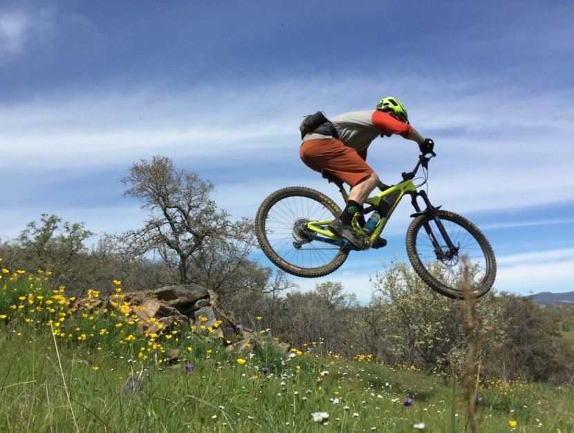 mountain bike saddle - dropper seat posts provide several inches of on the fly adjustment...