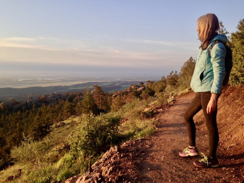 fitbit flex 2 - checking out the view while testing the flex 2.