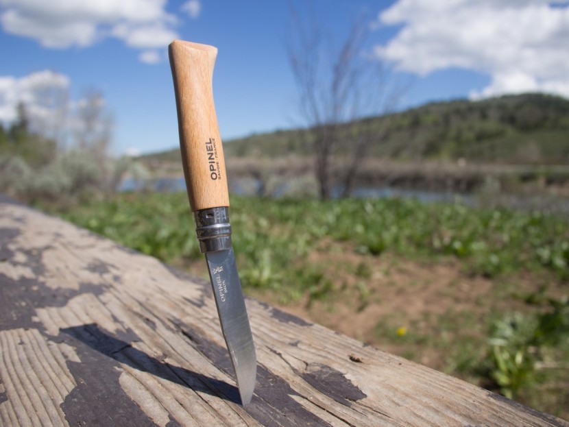 opinel no. 8 - the classic, enduring design of this opinel knife is visually...