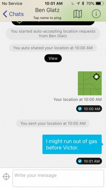 gotenna mesh - it&#039;s easy to view, share and store location information and maps...