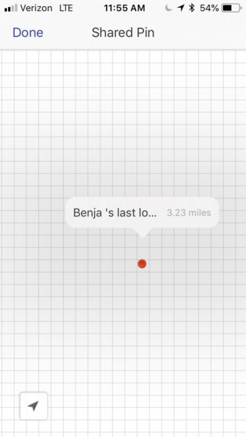 gotenna mesh - we were able to exchange texts across 3.2 miles in the wide open...