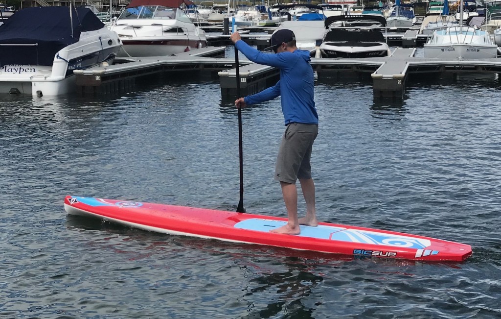 bic ace-tec wing - this sup is actually quite maneuverable, but its length means it has...