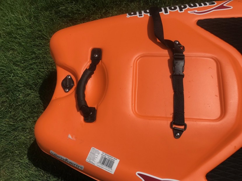 sun dolphin seaquest 10 - the additional handle at the back of the board makes it much easier...