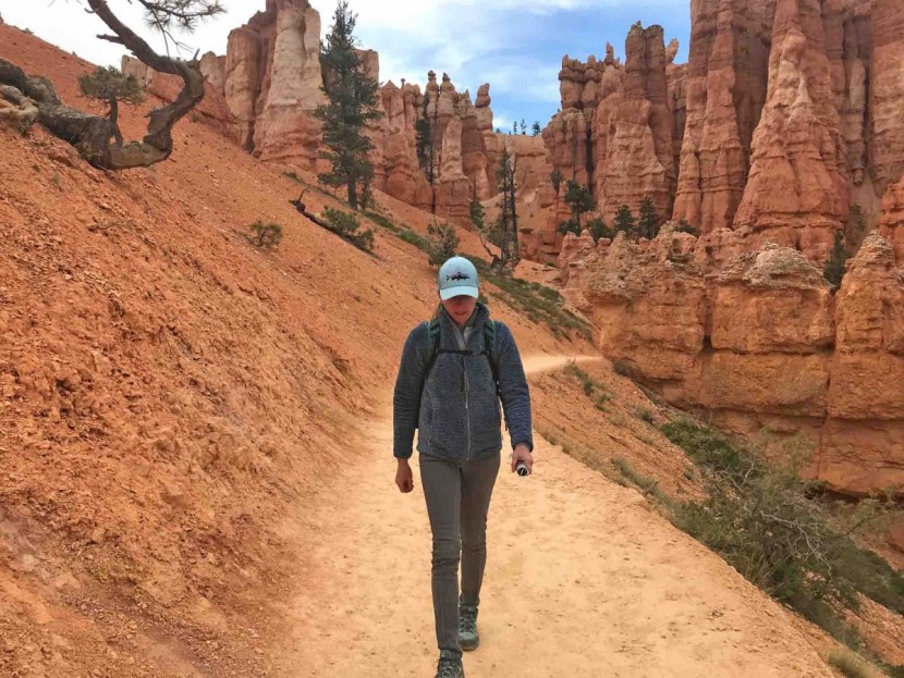 the north face osito 2 for women - this super warm fleece kept us warm even on cold days at elevation.