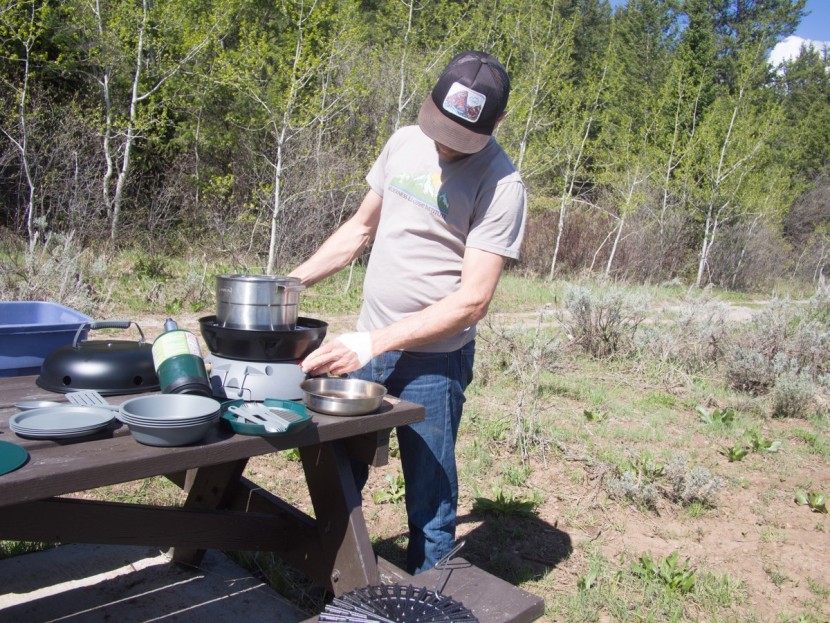 stanley adventure base camp - the stanley pairs well with a car camping stove on a car camping...