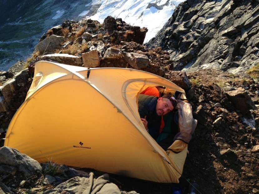 camping sleeping bag - if you don&#039;t want to carry it here, it&#039;s not a backpacking bag.