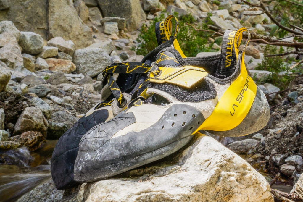 La Sportiva Solution climbing shoes
