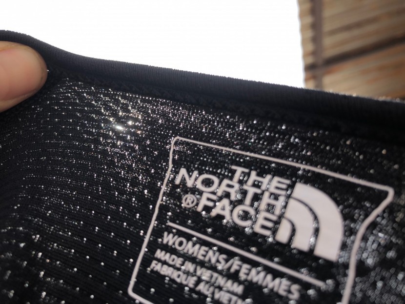 the north face warm crew for women - a look at the porosity of the thicker fabric.