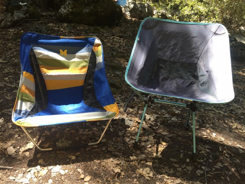 alite designs mayfly - the mayfly looks teeny tiny compared to the travelchair joey!