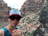 Hydration on the go while running 26 miles in the Grand Canyon...