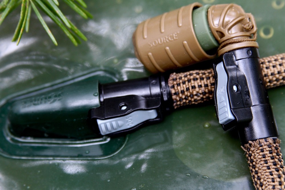 hydration bladder - the release clips on the source tactical hydration bladder makes it...