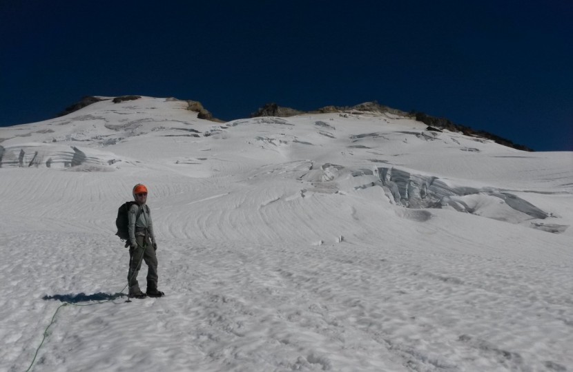 la sportiva trango alp evo gtx for women - sporting the trango alp in the midday heat on mt. baker in august.