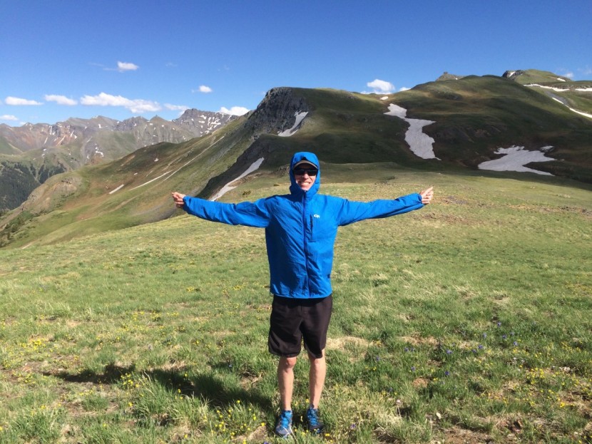 outdoor research tantrum ii - showing the fit of the tantrum ii. as you can see, our size large...