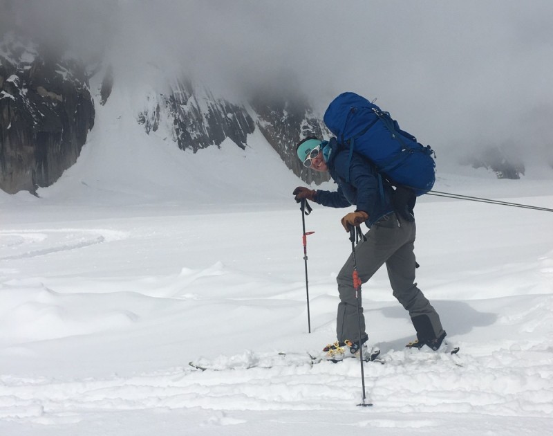 black diamond mission 75 - hustling to catch a plane on the ruth glacier was a breeze in the...