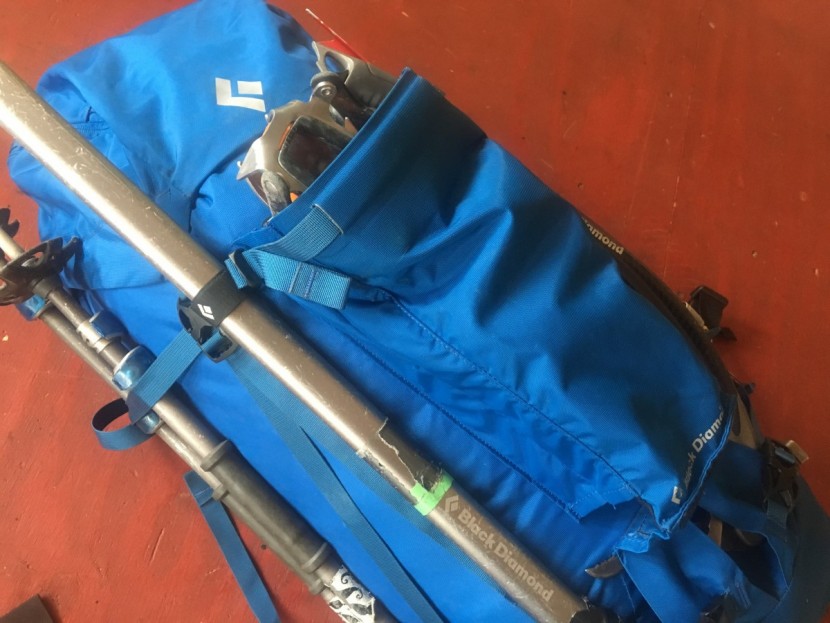 black diamond mission 75 - the mission is made of fabric durable enough to stand up to crampons...