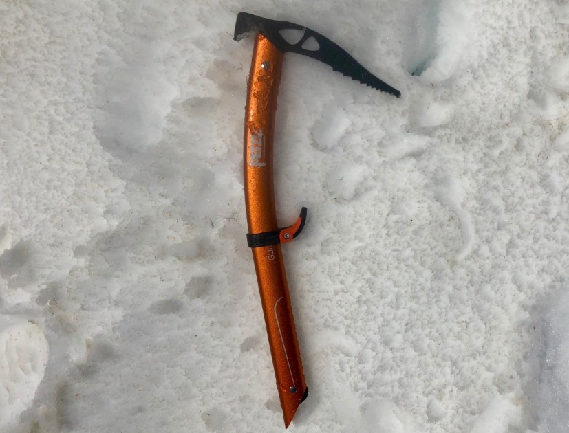 ice axe - the petzl gully thoroughly impressed us as it was under 10 ounces...