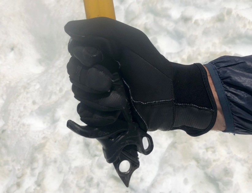 grivel air tech evolution - another view of the air tech evolution slider pommel in use.