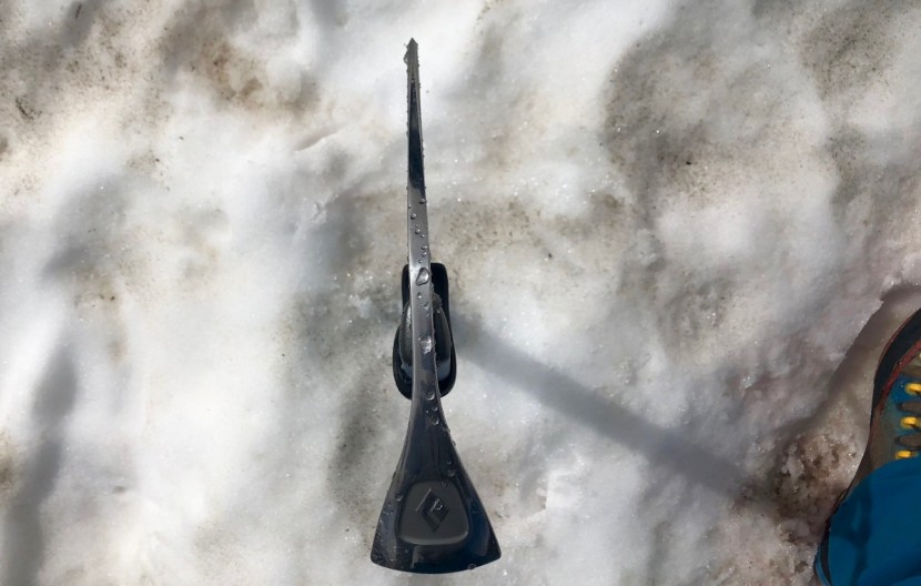 black diamond swift - you can see how heavily tapered the swift's pick is. because it's...