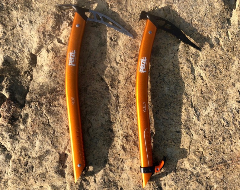 petzl ride - some people may be deliberating between the ride and the gully...